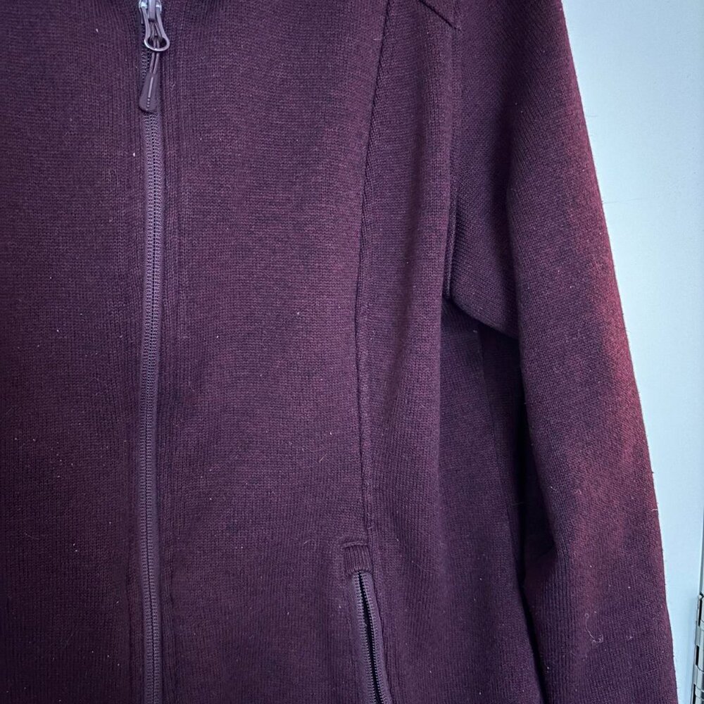 Maroon Running Jacket Size Medium - Picture 4 of 5